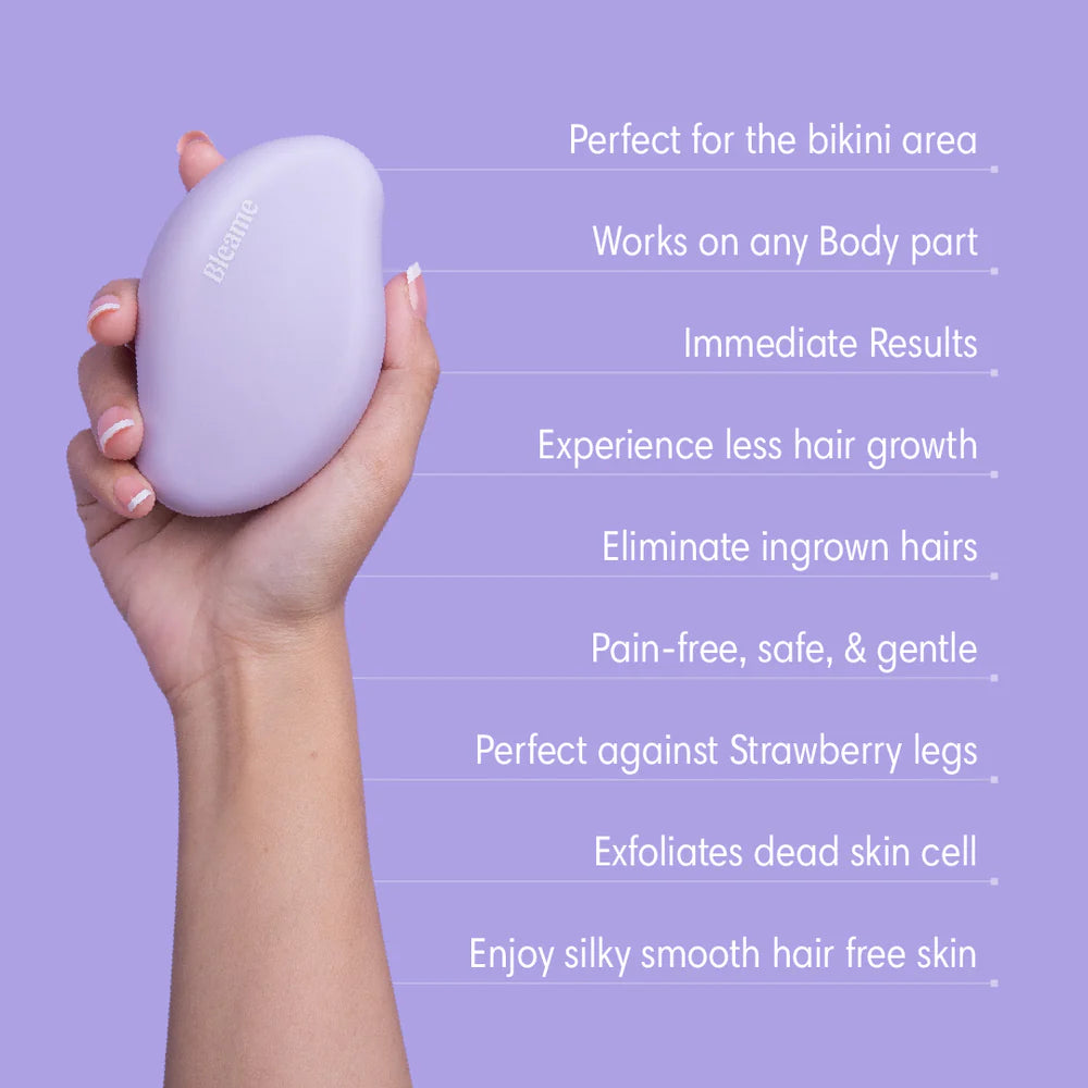 Shave armpits, legs, face and bikini area - without painful waxing or razor cuts ever again!